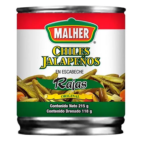 Malher Chile Jalape O Entero 215 g