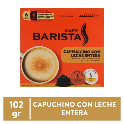 Cafe Barista Capsula Leche Entera 102 g