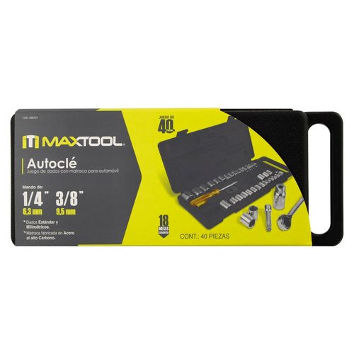 Juego De Herramientas Maxtool Para AutomÓvil - 40 Pzas