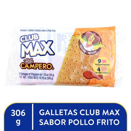 Galleta Gama Club Max Campero 9na 306g