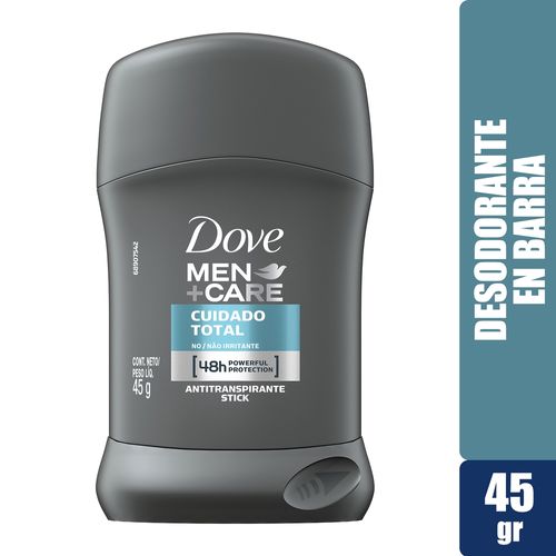 Desodorante Dove Caballero Cuidado Total Barra - 45 g