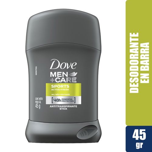 Desodorante Dove Men+Care Sports Active- Fresh Barra - 45 g