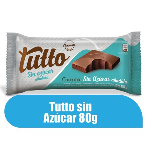 Barra Tutto Sin Azúcar -80 g