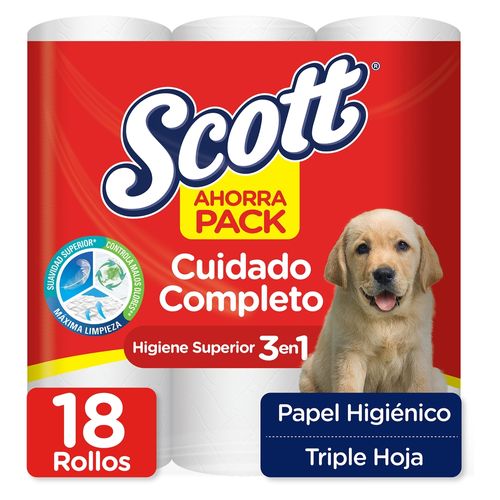 Papel Higinico Scott Cuid Comp 18 Ea