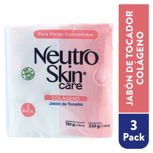 Jabón Neutroskin Con Colágeno - 330 g