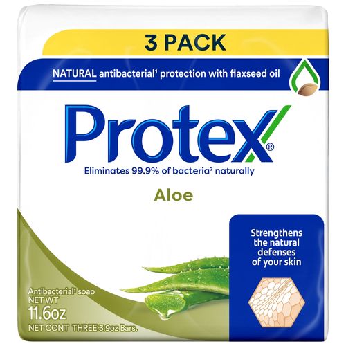 Jabón Protex en Barra Antibacterial Aloe 3 Pack - 110 g