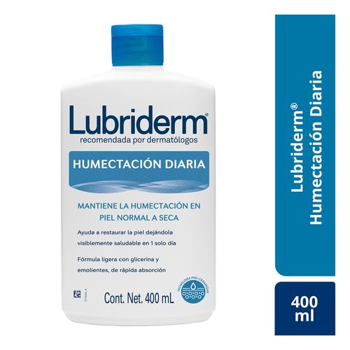 Crema corporal Lubriderm humectación diaria - 400 ml