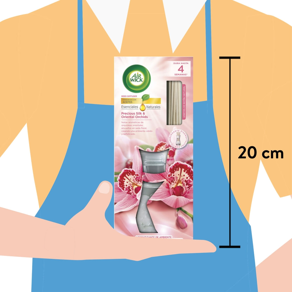 Comprar Aromatizante Ambiental Air Wick Reed Diffuser Precious Silk ...