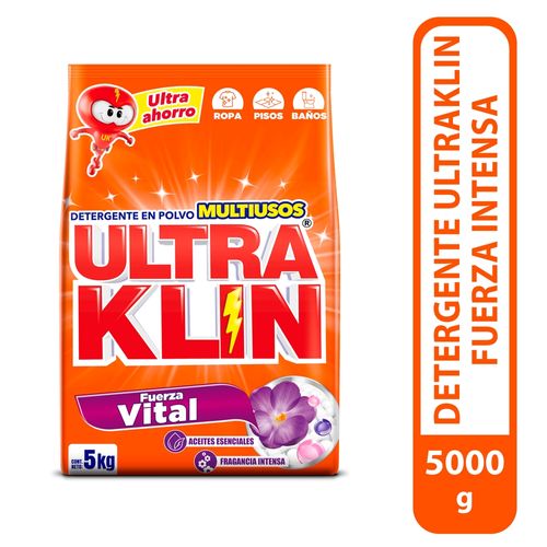 Detergente Ultraklin, Fuerza Intensa -5000 g