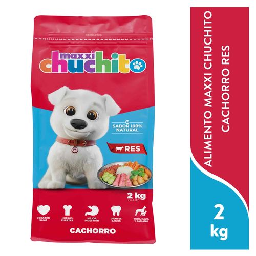 Alimento Maxxi Chuchito Cachorro Res - 2 kg