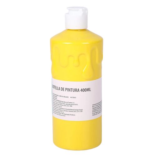 Botella de pintura Pen Gear, color amarillo -400 ml