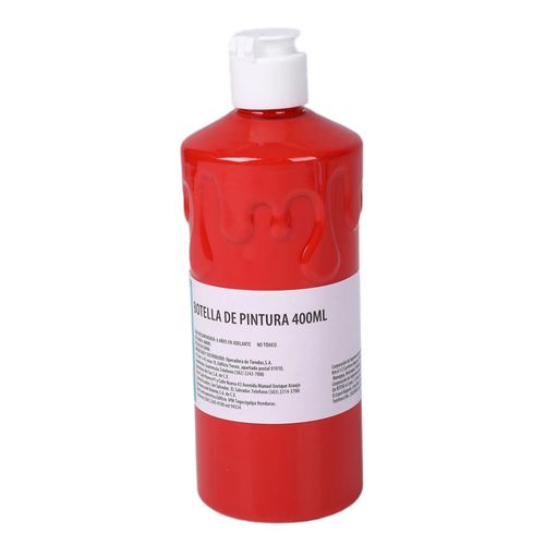 Botella de pintura Pen Gear, color rojo -400 ml