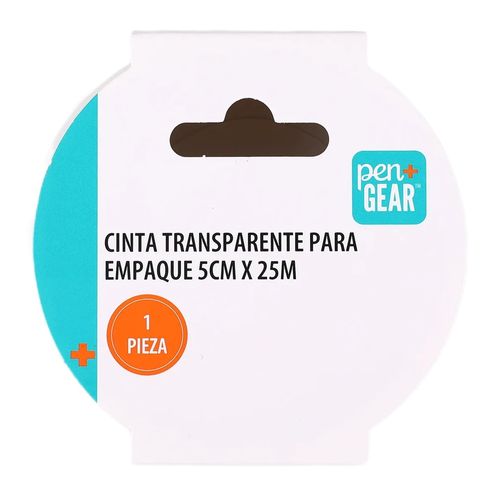 Cinta adhesiva Pen Gear, transparente -5 cm x 25m