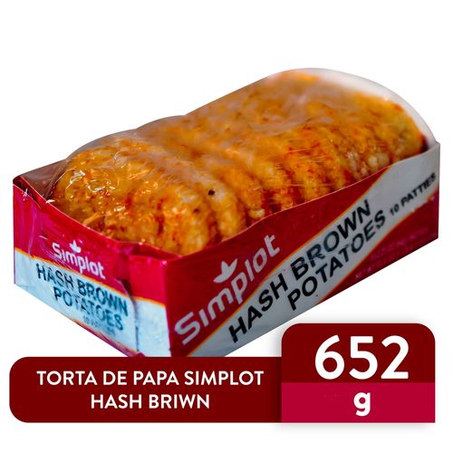 Torta Simplot De Papa Hash Briwn - 652 g