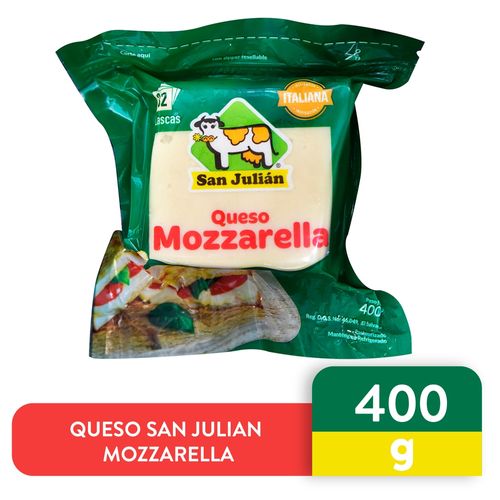 Queso San Julian Mozzarella Reb 400 g