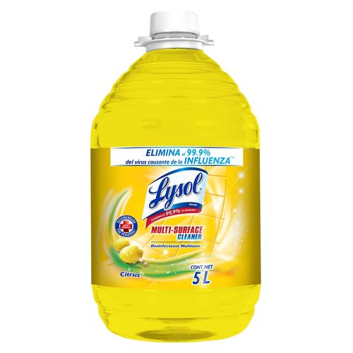 Desinfectante Para Pisos Lysol Citricos Galón - 5000 ml