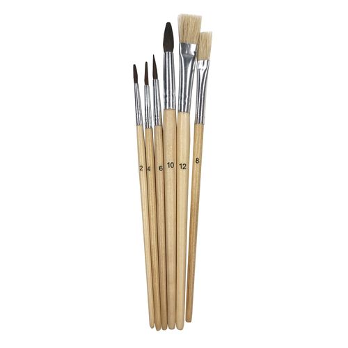 Set De Pinceles Pen Gear-6 Piezas