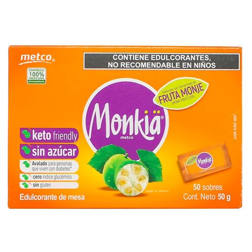 Endulzante Monkia Sin Calorias 50 Sob Gr