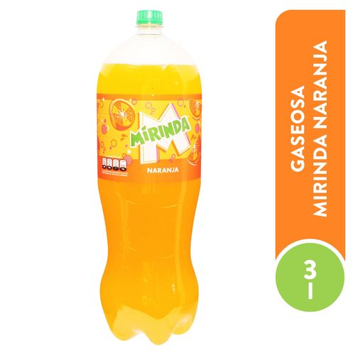 Gaseosa Mirinda Naranja 3000 ml