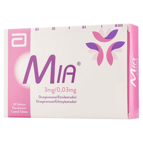 Mia Gynopharm 3/0.03 mg - 28 Tabletas