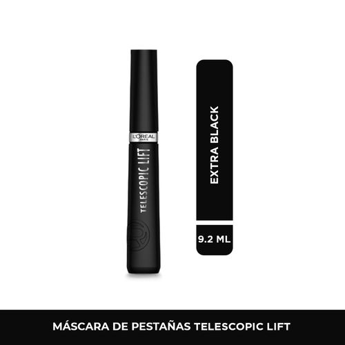 Máscara de pestañas Loreal Paris, Telescopic Lift color negro