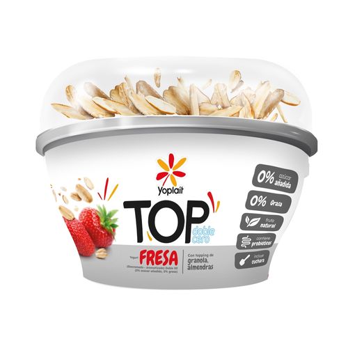 Yogur Yoplait Topping Fresa Adul 165G