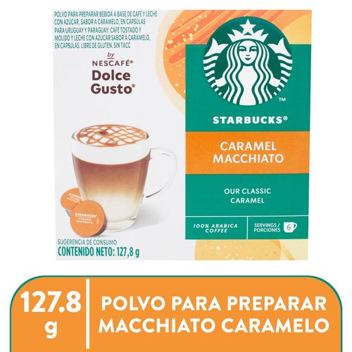 Starbucks By Nescafé® Dolce Gusto Caramel Macchiato Caja 12 Capsulas