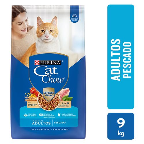 Alimento Gato Adulto Purina Cat Chow Pescado -9kg