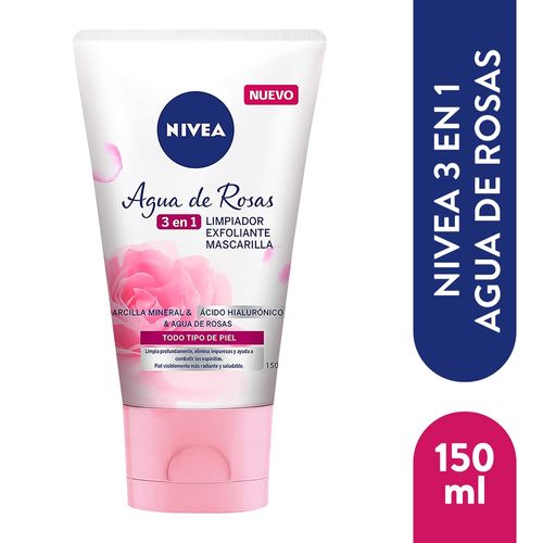 Gel De Rosas Nivea 3 En 1 - 150 g