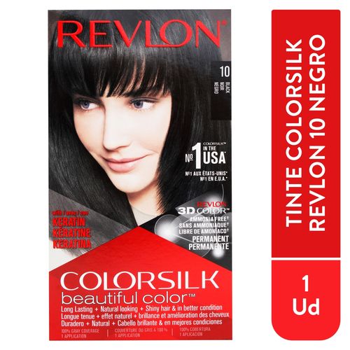 Tinte Revlon Colorsilk 1N Black - 130 ml