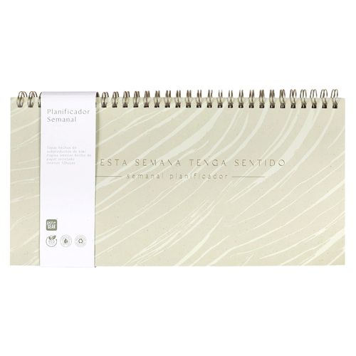 Reciclado Planeador Semanal Con 52 Hojas