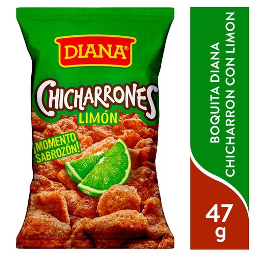 Boquita Diana Chicharrón Con Limón - 47g