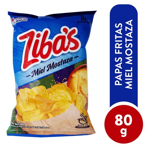 Papas Tostadas Yummies Zibas Mostaza Miel - 80 g