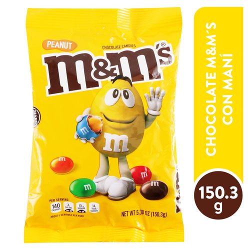 Chocolate Marca M&M'S Mil Chocolate Maní - 150.3g