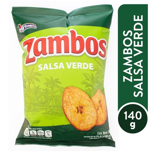 Boquitas Yummies Zambo Salsa Verde - 140 g