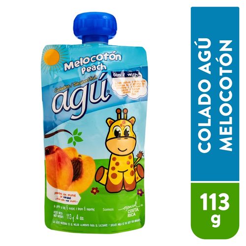 Agu Colados Melocoton Doy Pack 24 113 g