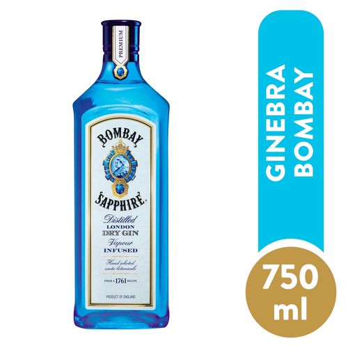 Ginebra Bombay Sapphire 750 ml