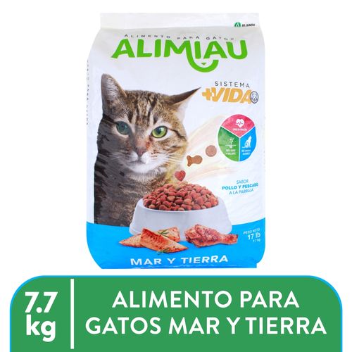 Comida Gato Alimiau Mar Y Tierra 7711 g