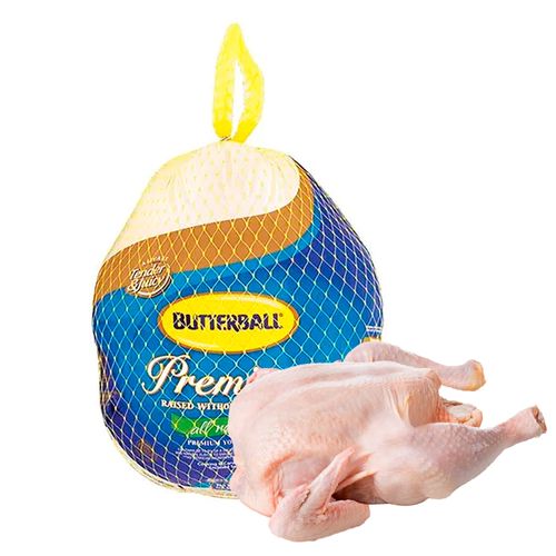 Pavo entero Butterball crudo congelado, contiene 4 kg aproximadamente - Precio indicado por kg