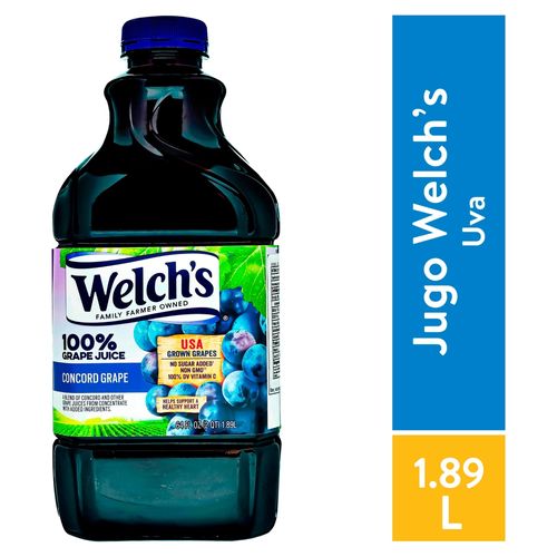 Jugo De Uva En Botella Welchs - 1892 ml