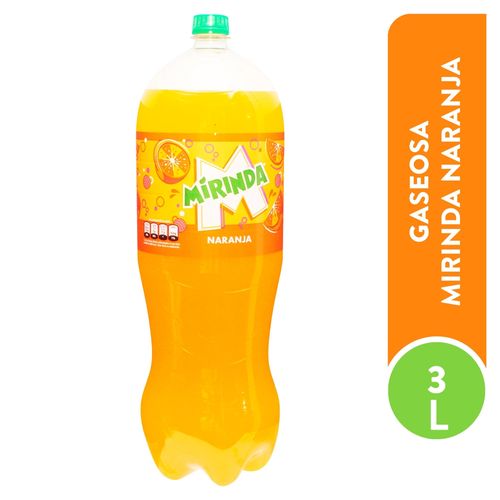 Gaseosa Mirinda Naranja 3000 ml