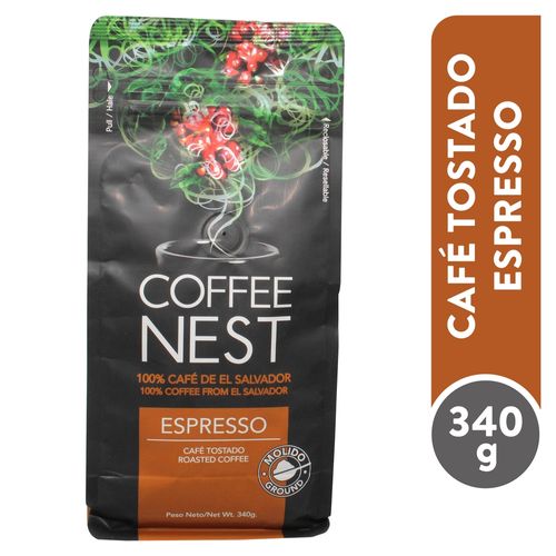 Café Coffee Nest Espresso Molido - 340 g