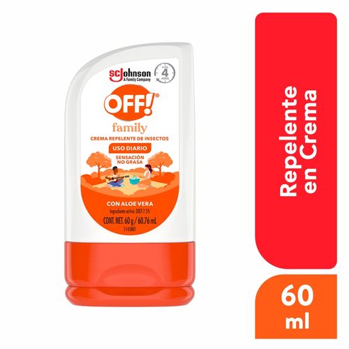 Repelente OFF! Family De Insectos En Crema - 60 g