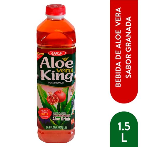 Bebida Okf Aloe Vera King Granada - 1500 ml