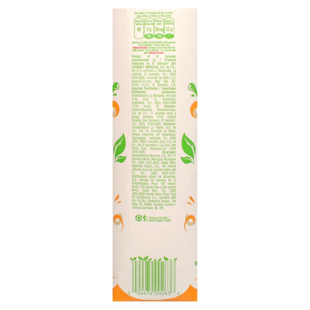 Comprar Nectar Petit Pina Prisma - 1 L | Walmart El Salvador - Maxi ...