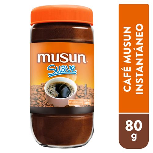 Musun® Suave Café Instantáneo Frasco 80 g