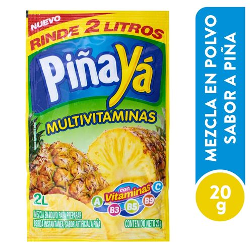 Bebida En Polvo Piña Yá - 18 g