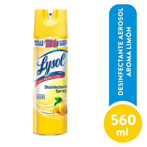 Desinfectante Lysol Limón - 19 g