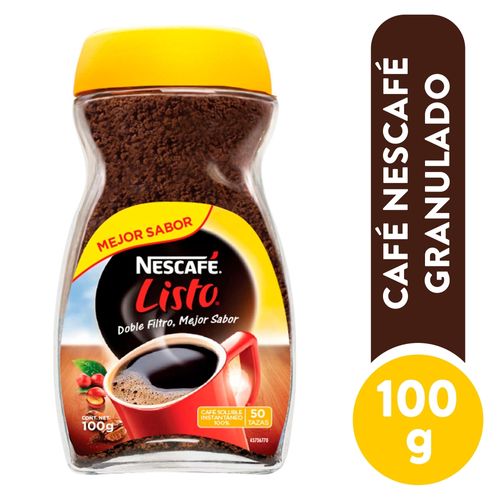 Nescafé® Listo Café Instantáneo Frasco - 100 g