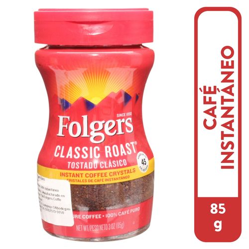 Café Folgers Instantaneo Regular - 85 g